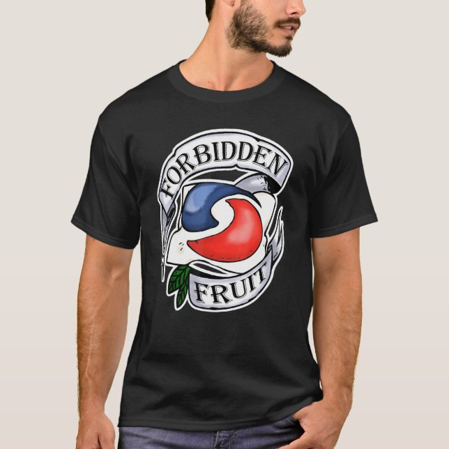 Verbotene Fruchtstupiden Teen Challenge Tattoo Pod T-Shirt (Vorderseite)