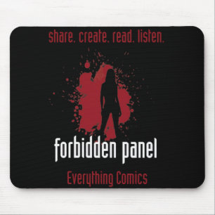 Verbotene Platte Mousepad