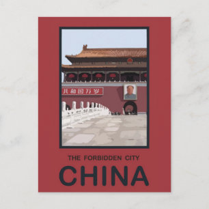 Verbotene Stadt China Postkarte