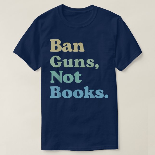 Verbotene Waffen, keine Bücher lesen Unerlaubte Bü T-Shirt (Design vorne)