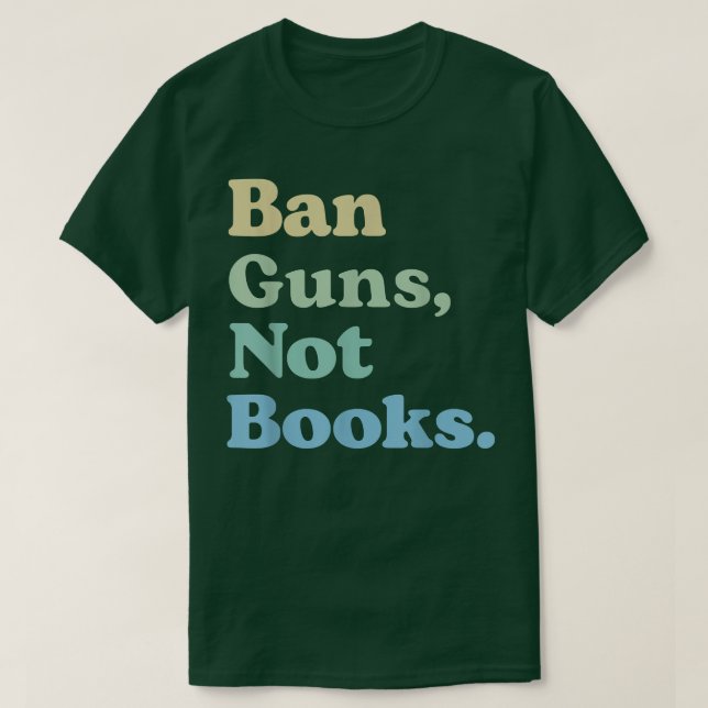 Verbotene Waffen, keine Bücher lesen Unerlaubte Bü T-Shirt (Design vorne)