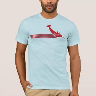 Verbotenes Liebe Winged Narwhal T-Shirt