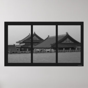 Verbotenes Stadtplakat Poster