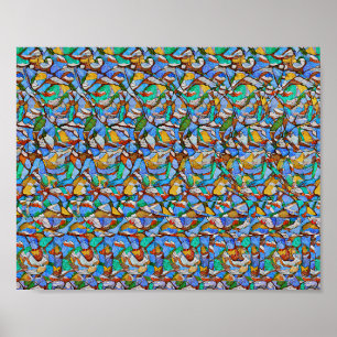 Verbotenes Wissen - Versteckter 3D-Druck Poster