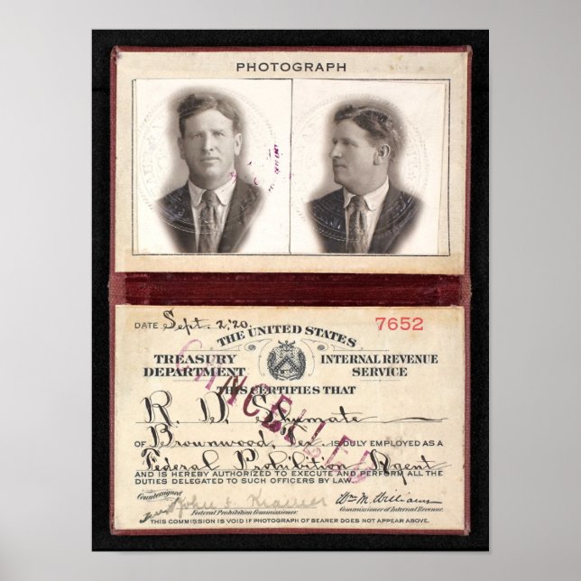 VERBOTSAGENT 1920 POSTER (Vorne)