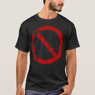 Verbotszeichen T-Shirt