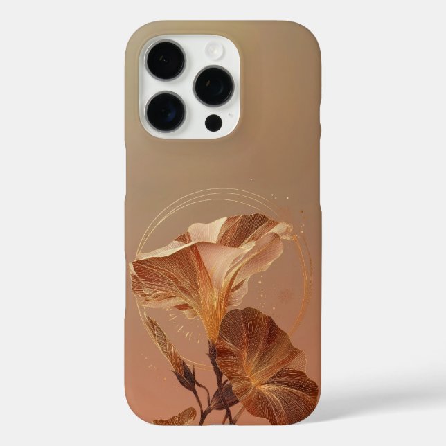 Verbrannte Orange Calla-Lilie Botanisch Case-Mate iPhone Hülle (Rückseite)