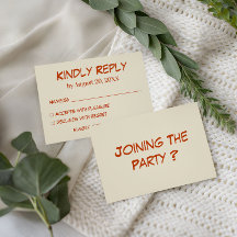 Verbrannte Orange Handschrift-Typografie Hochzeit 