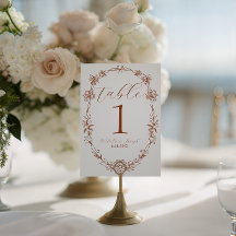 Verbrannte Orange Terrakotta Boho Hochzeit Tischnu