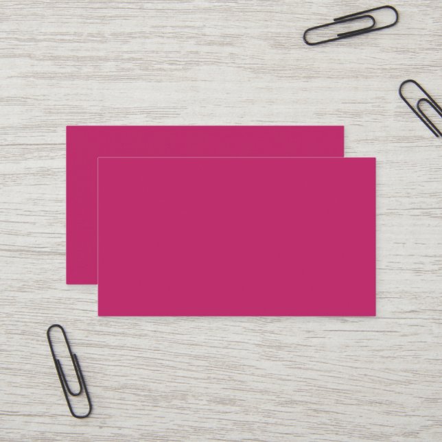 Verbrannte Pinke Visitenkarte (Vorderseite/Rückseite Beispiel)