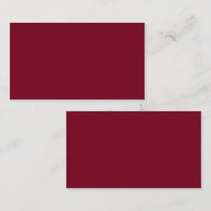 Verbranntes Maroon-Standard 3,5"x2,0"-Kartenformat Visitenkarte
