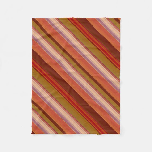 Verbranntes Orange Fleecedecke (Vorderseite)