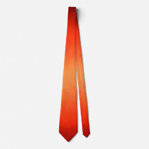 Verbranntes Orange Ombre Krawatte