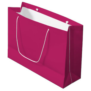 Verbranntes Rosa großes Geschenktüte