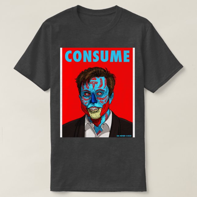 VERBRAUCHE DEN TECH BRO T-Shirt (Design vorne)