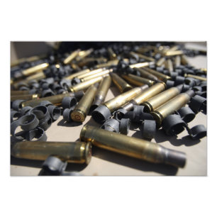 Verbrauchter Messing und aufgelöste Verbindungen Fotodruck