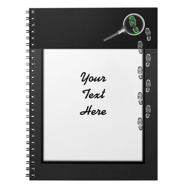 Verbrechen Scene Investigator Notebook Notizblock (Vorderseite)