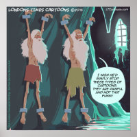 Verbrechen und Strafe Schmerzhafter Cartoon im Gef