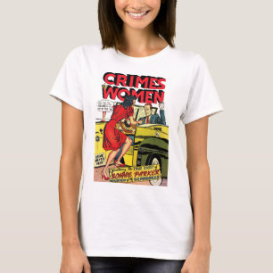 Verbrechen von Frauen_Bonnie Parker Vintage Comice T-Shirt