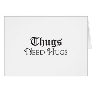 Verbrecher benötigen Umarmungen