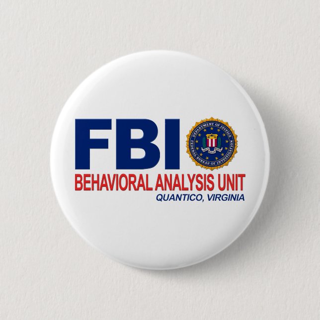 Verbrecher FBI BAU Button (Vorderseite)
