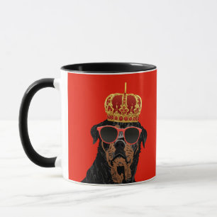 Verbrecher-Leben-König Rottweiler für Rottweiler Tasse