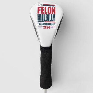 Verbrecherischer Hinterwäldler 2024 Trump Vance 20 Golf Headcover