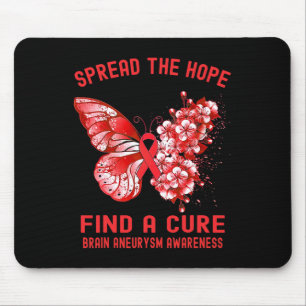 Verbreite die Hoffnung Finde eine Heilung Hirnaneu Mousepad