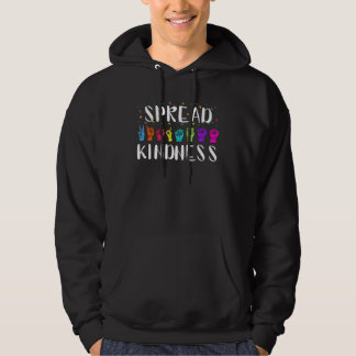 Verbreite Freundlichkeit Anti-Mobbing-Betreffende Hoodie