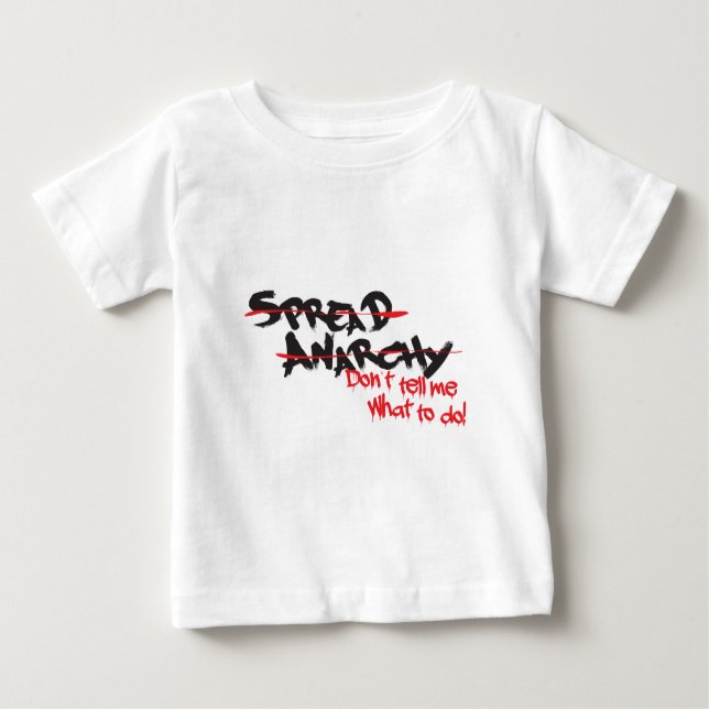 Verbreiten Sie Anarchie! Baby T-shirt (Vorderseite)
