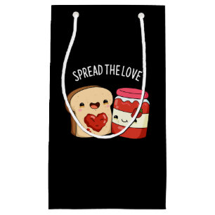 Verbreiten Sie die Liebe Funny Jam und Brot Puppe Kleine Geschenktüte