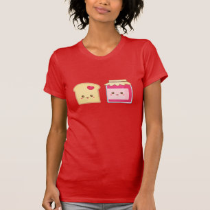 Verbreiten Sie die Liebe mit niedlichem Toast und T-Shirt