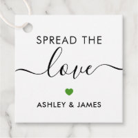 Verbreiten Sie die Liebe Tag, Hochzeitstag, Grün