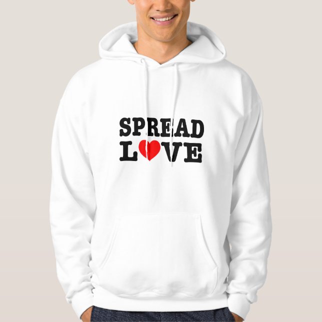 Verbreiten Sie Liebe Hoody (Vorderseite)