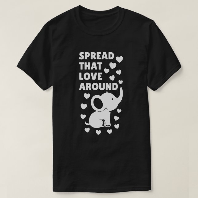 Verbreitet diese Liebe T-Shirt (Design vorne)