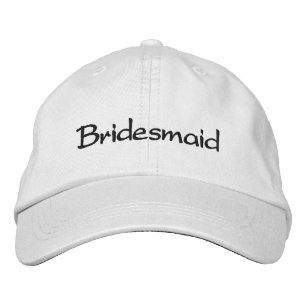 VERBREITETE BRIDESMAID WEDD CAP BESTICKTE KAPPE