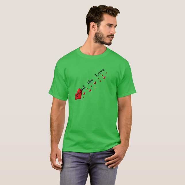 Verbreitung der Grünen Lieben T-Shirt (Vorne ganz)