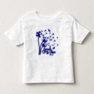 Verbreitung der Liebe Dandelion und Libellen Kleinkind T-shirt