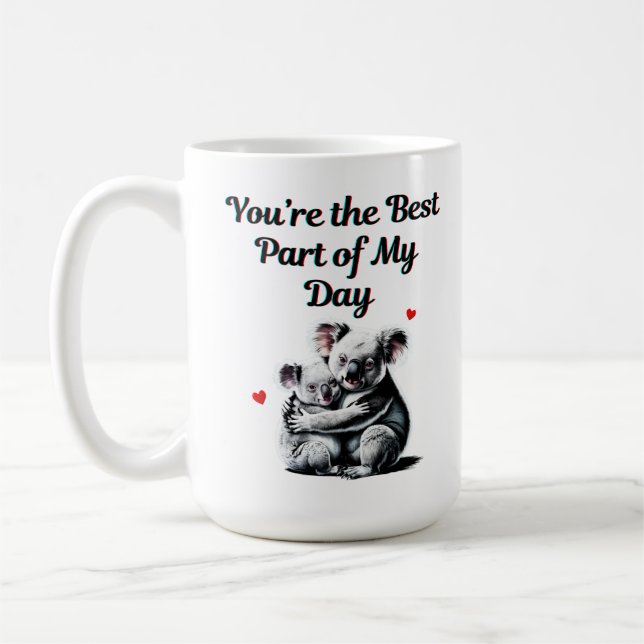 Verbreitung der Liebe 🐨 💖 Kaffeetasse (Links)