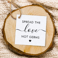 Verbreitung der Liebe Nicht Germs Wedding Gift Tag