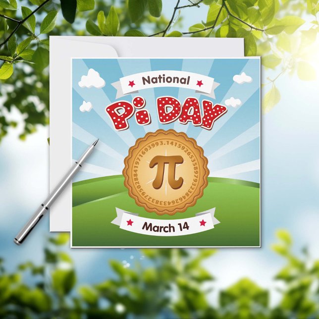 Verbreitung des Word-Pi-Tages Einladung (Spread the Word Pi Day Invitation! Celebrate with your science and  technology friends.)