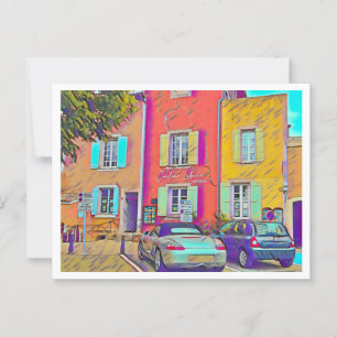 VERBREITUNG, FRANKREICH/FARBHAFTE GEBÄUDE POSTKARTE