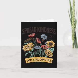 Verbreitung von Güte wie Wildblumen Sticker Karte