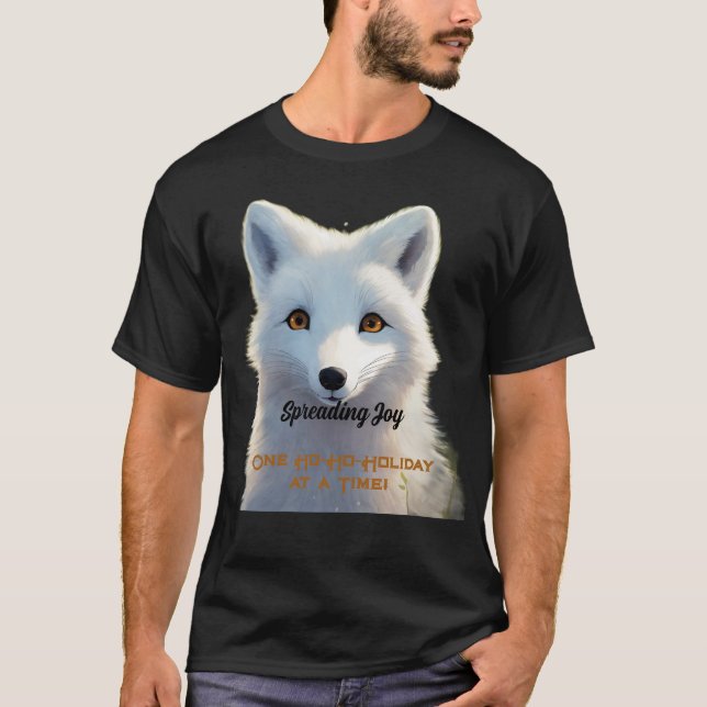Verbreitung von Joy Arctic Fox Holiday T-Shirt (Vorderseite)