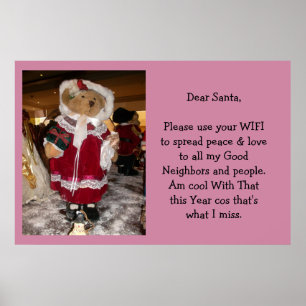 Verbreitung von Liebe und Friedensplakat Poster