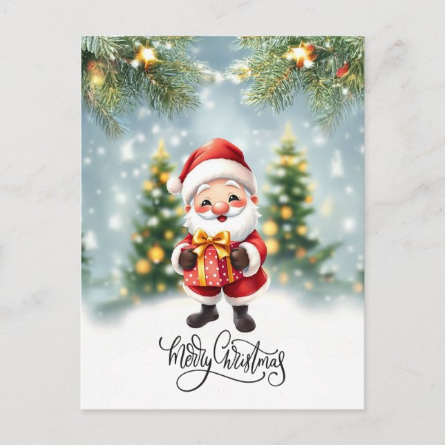 Verbreitung von Weihnachtsjubeln Feiertagspostkarte (Vorderseite)