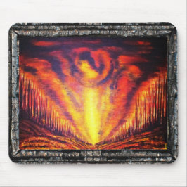 Verbrennen von Sky Mousepad