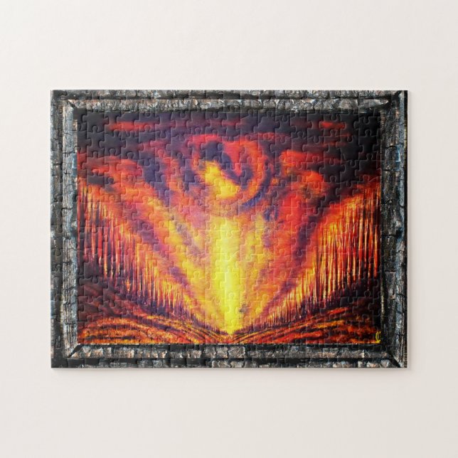 Verbrennen von Sky Puzzle (Horizontal)