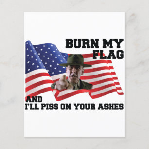 Verbrennt nicht meine Flagge Flyer