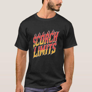 Verbrennungsgrenze Motivationsflammen Feuerwehrman T-Shirt